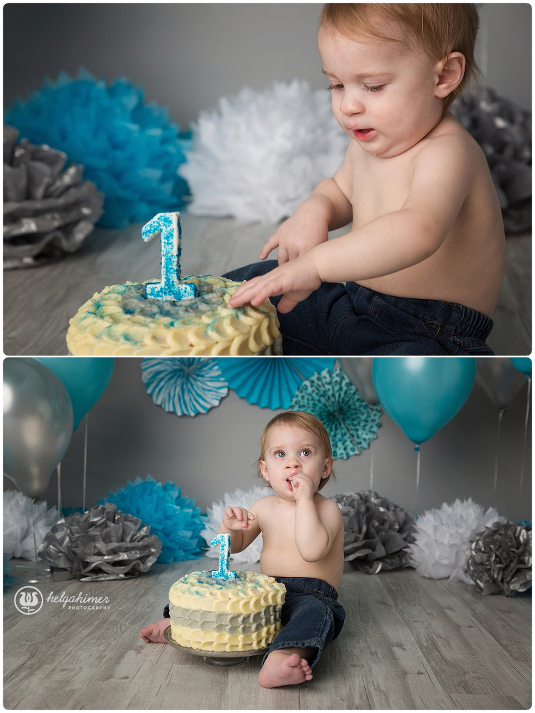 sudbury-photographer-ontario-helgahimer-ontario-cakesmash-boy-blue-cake-one-year-cleftlip-baby